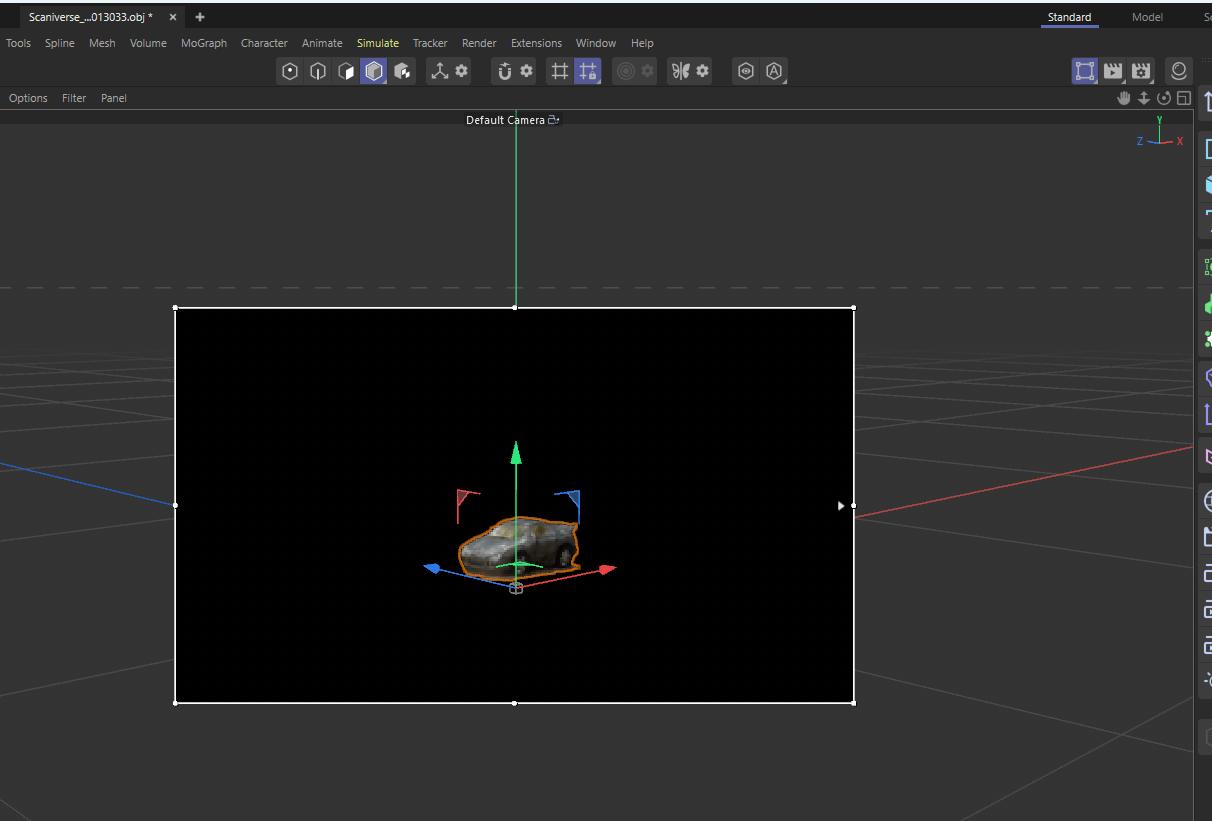 Activity 2 Scaniverse and Cinema 4D proccess work